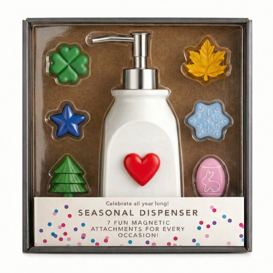 Seasonal soap dispenser (7-piece set)