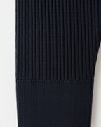 Ribbed zip-neck sweater