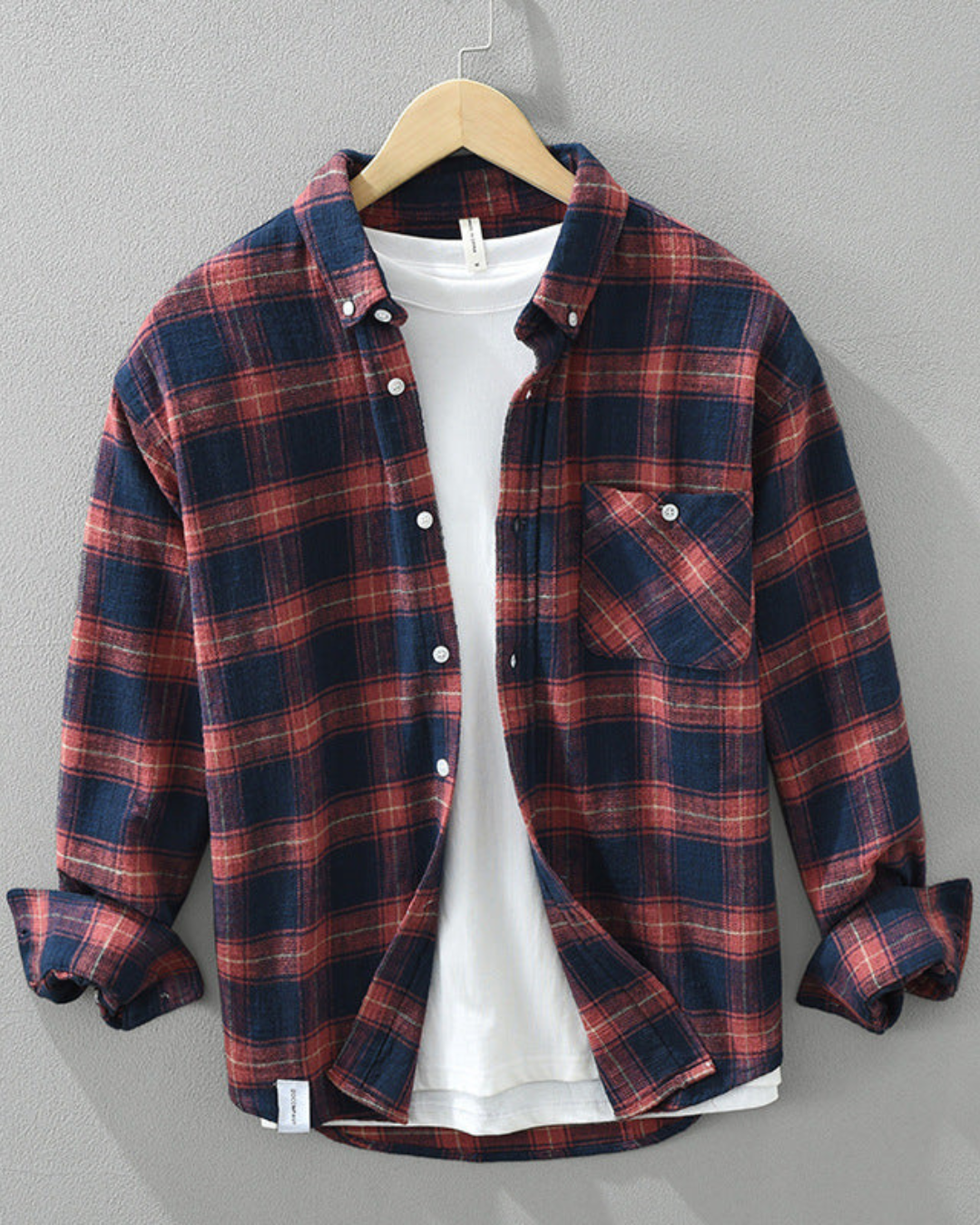 Roman plaid shirt