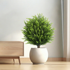 Artificial cedar topiary tree