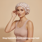 Showercap — Satin & waterproof