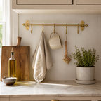 Antiqued metal wall hooks