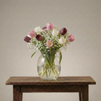 Artificial tulip arrangement