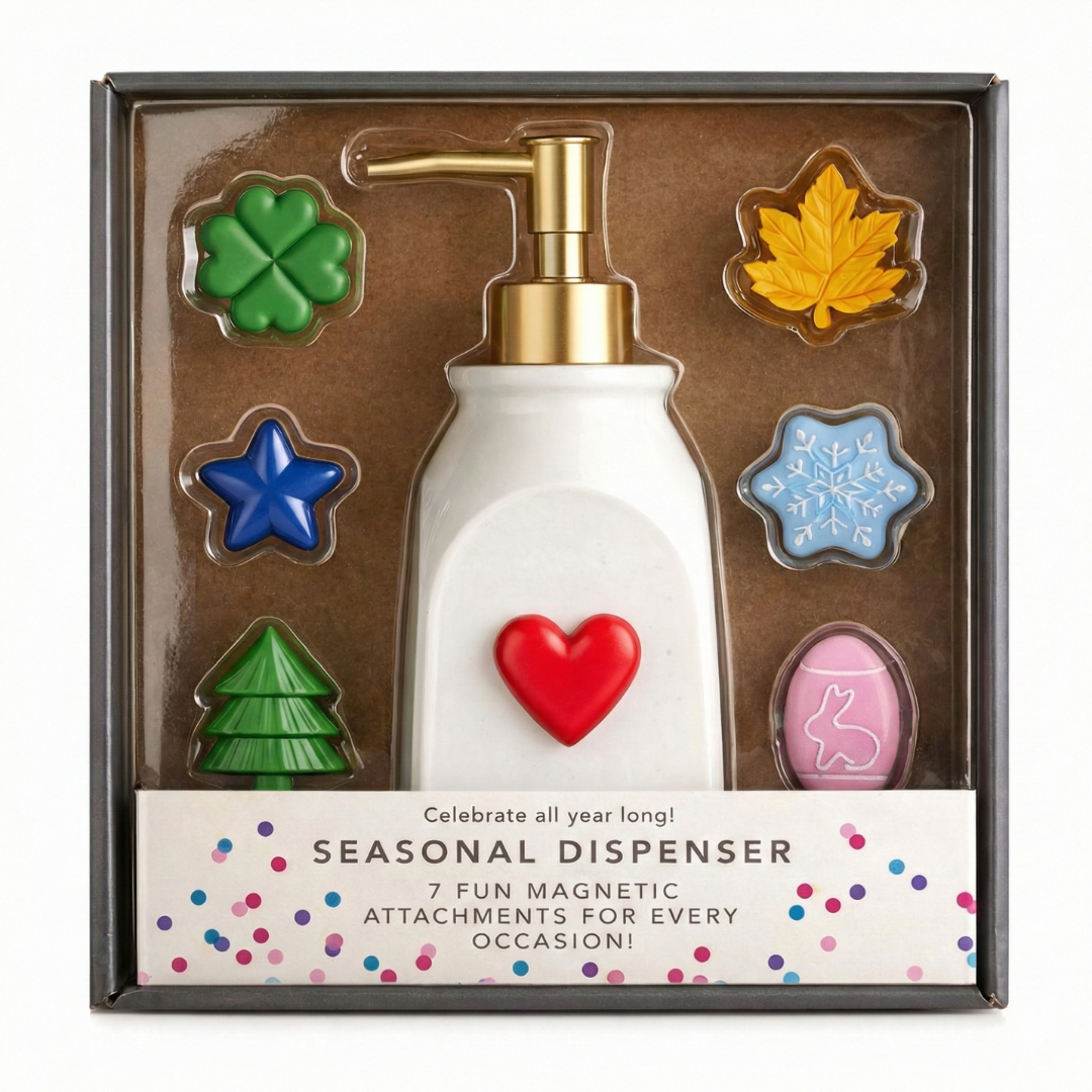 Seasonal soap dispenser (7-piece set)