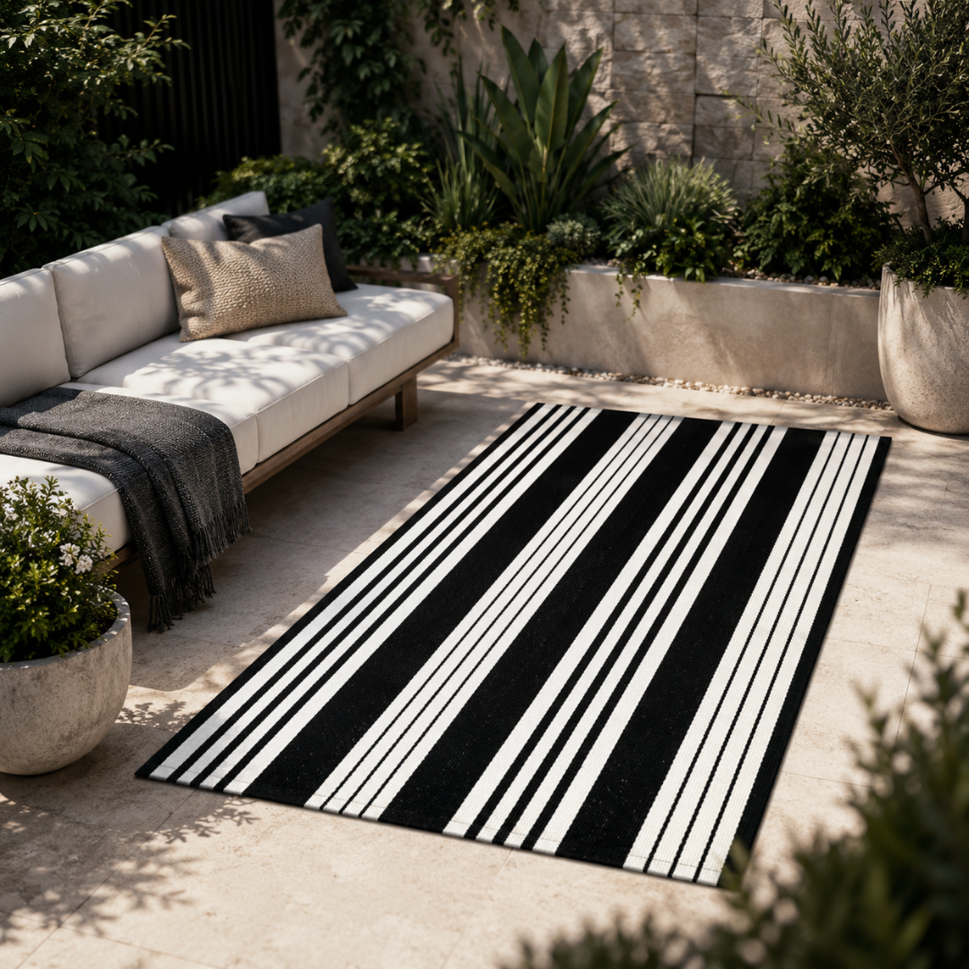 Outdoor entryway rug