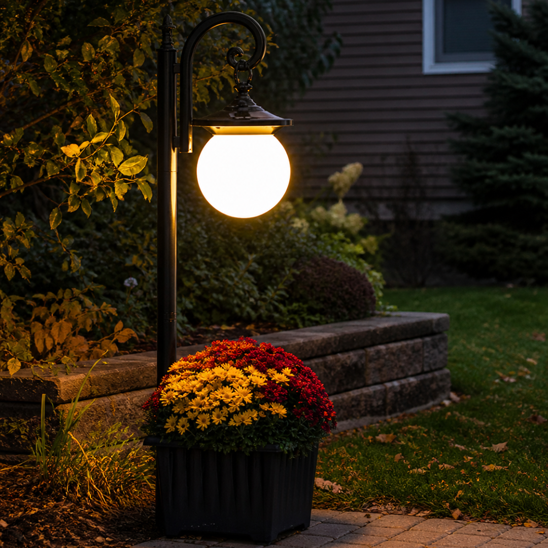 Solar planter light