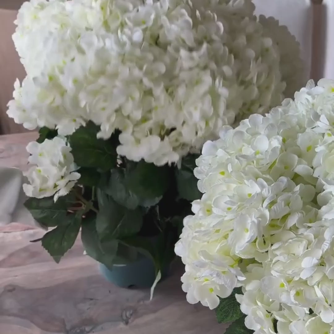 Faux Hydrangea Arrangement